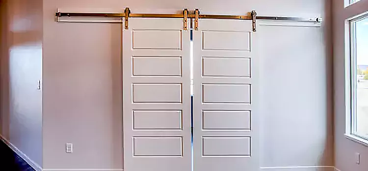 Glass Barn Door with Installation Hardware Kit Huntersville